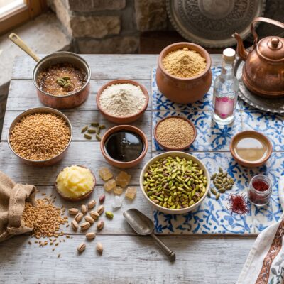 تامین عمده مواد اولیه سوهان گز و حلوا با کیفیت کارگاهی